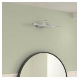 RAIFOOLLY Picture Light,Picture Lights for Wall Cordless,16\" Picture Lights with Timer and Dimmable,Battery Wall Lights for Display Gallery Painting Art Frame Portrait-Black Steel - Retail: $32