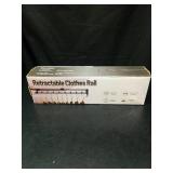 Adjustable Pull Out Closet Rod,Closet Pull Out Hanger Rod,Retractable Pant Rack for Closet Suitable for Various Types Of Home Wardrobes,Office Wardrobes,Closets,Etc (2 PICE) (Black, 12\" to 20\") - Re