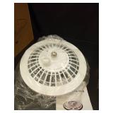 VOLISUN Socket Fan Light with Remote, Socket Ceiling Fan with Dimmable Led Light, 3 Colors 3000K-6500K, Screw in Small Ceiling Fan for Bedroom, Kitchen, Living Room, Garage - Retail: $64