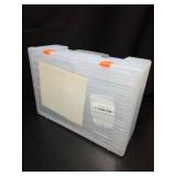 Photo Storage Box 4x6, 18 Inner Extra Large Organizer Acid-Free Photo Keeper Storage Case, Plastic Craft Storage Box for Stickers Stamps Seeds (Clear, 18 Boxes) - Retail: $24