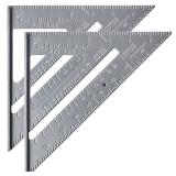 Mr. Pen Metal 7 Inches Rafter Square, Carpenter Square, 2 Pack - Retail: $12