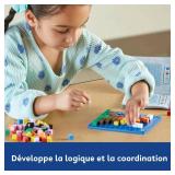 Learning Resources STEM Explorers Pixel Art Challenge - Math Puzzles, Pattern Blocks, Sensory Bin, Arts and Crafts, Math Manipulatives, Building Toys, Montessori - Retail: $11