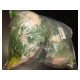 Dolicer 2Pcs 13Ft Artificial Eucalyptus Garlands with Flowers - 8 Roses, Faux Floral Greenery Garlands Fake Flowers Vines for Wedding Table Centerpieces Arch Party Ceremony Backdrop Decor (Champagne) 