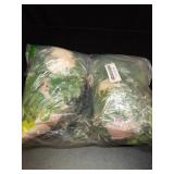 Dolicer 2Pcs 13Ft Artificial Eucalyptus Garlands with Flowers - 8 Roses, Faux Floral Greenery Garlands Fake Flowers Vines for Wedding Table Centerpieces Arch Party Ceremony Backdrop Decor (Champagne) 