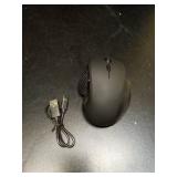 Bluetooth Ergonomic Wireless Mouse,Rechargeable 2.4G Vertical Wireless Mouse, Dual Mode Ergo Optical Mice with Adjustable DPI,Finger Rest for Laptop, Desktop, PC, MacBook, iPad, Mac, Windows(Black) - 