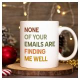 Fatbaby Funny Coffee Mug Gifts for Coworkers Office,Birthday Christmas Gag Gifts for Friends Women Men Coworkers Boss 11OZ - Retail: $14