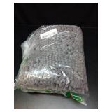 Muddy MatÂ® | Super Absorbent Door Mat Indoor, Microfiber Quick Dry Chenille Entryway Rug, Non-Slip Front Door Mat, Indoor Mats for Entryway, Machine Washable Pet Rug, Grey 30\"x19\" - Retail: $20