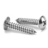 #10 x 1 Wood Screw 100Pcs Truss Head Phillips 18-8 (304) Stainless Steel Fast Self Tapping Screws by SG TZH - Retail: $11