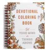 Set Your Mind on Things Above: Devotional Coloring Book - Retail: $17