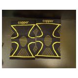 Copper Knee Braces with Strap for Knee Pain Women and Men(2 Pack), Knee Compression Sleeve for Arthritis, ACL, Meniscus Tear, Joint Pain Relief, Knee Support for Working, Running, Weightlifting(XL) - 