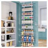 Eastherry Over The Door Pantry Organizerï¼9-Tier Over The Door Organizer with Adjustable Basketï¼Metal Hanging Pantry Organizers and Storage for Kitchen, Back of Door Seasoning Rack - Retail: 