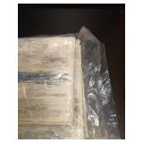 CRISTGEE Door Mat, Front Indoor Door Mat Faux Wool Non-Slip Entryway Rug Absorbent Abstract Throw Rug for Indoor Entrance Hallway Laundry Room, High Traffic Areas, 24 x 36 Inches, Water Wave Blue - Re