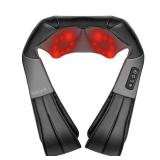 Nekteck Shiatsu Neck Massager for Pain Relief Deep Tissue with Heat, 3D Kneading Massage Pillow Back Shoulder Massagerfor Body Muscle, Plug-in Use for Home Office Car, Gifts for Mom Dad Him Her - Reta