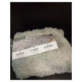 ROCYJULIN Area Rugs 5x7 for Bedroom, Fluffy 5x7 Area Rugs for Living Room, Ultra Soft Non-Slip Large Shag Fuzzy Rug for Nursery, Kids, Girls, Boys, Silver Grey - Retail: $25