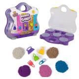 Kinetic Sand, Variety Case with 2lbs Play Sand (Beach, Neon & Shimmer) & 5 Tools, Reusable Storage, Sensory Toys for Kids Ages 3 and up - Retail: $18