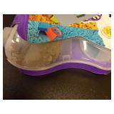 Kinetic Sand, Variety Case with 2lbs Play Sand (Beach, Neon & Shimmer) & 5 Tools, Reusable Storage, Sensory Toys for Kids Ages 3 and up - Retail: $18