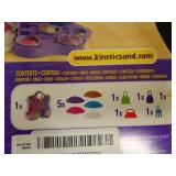 Kinetic Sand, Variety Case with 2lbs Play Sand (Beach, Neon & Shimmer) & 5 Tools, Reusable Storage, Sensory Toys for Kids Ages 3 and up - Retail: $18