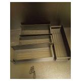 HuggieGems Metal 4 Pack Magnetic Spice Storage Rack Organizer for Refrigerator and Oven, Black Fridge Organizers and Storage - Retail: $23