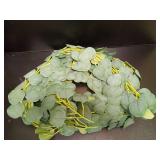 CEWOR 3 Pack Artificial Eucalyptus Garland 146 Leaves Greenery Silk Leaves Vines Artificial Silver Dollar Eucalyptus Plants for Wedding Party Home Decoration - Retail: $11,092