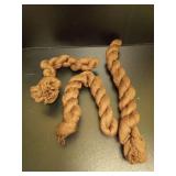 Xiomot 3PCS Table Runner Cheesecloth 10FT Brown Boho Gauze Cheese Cloth Rustic Sheer Table Runners for Wedding Bridal Baby Shower Party Decoration - Retail: $15