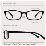 Gaoye Reading Glasses Men/Women, Eyeglasses, Blue Light Readers for Men/Women, Eye Glasses - Retail: $18