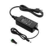 ALITOVE DC 12V 5A Power Supply Adapter Converter Transformer 60W AC 100-240V Input with 5.5x2.5mm DC Output Jack for 5050 3528 LED Strip Module Light - Retail: $13