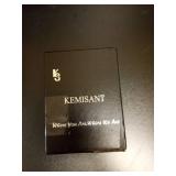 KEMISANT Men Belt 2 Pack, Leather Ratchet Belt Easy Click Slide For Men 1 3/8\",Cut for Fit(Black/Deep Brown,42\"-48\" Waist Adjustable) - Retail: $40