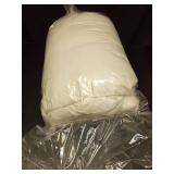 Serta Goose Feather Down Fiber Cotton Comforter Twin Size - 100% Cotton Duvet Insert - Hotel Luxury Hypoallergenic Bedding Comforter All Season Medium Warmth 68 x 90 Inch White - Retail: $60