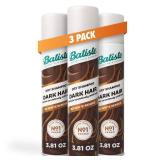 Batiste Dark Dry Shampoo, Waterless shampoo, 3.81oz 3 pack - Retail: $30