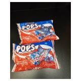 Patriotic Tootsie Roll Pops, Cherry and Blue Raspberry Flavors 2 Packages  - Retail: $14