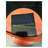 Mesh Solar and Rechargeable USB LED Outdoor Lantern Red - Room Essentialsâ¢ - Retail: $15