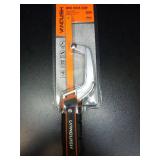 VANQUISH Hacksaw, Compact Hand Operating Hack Saw with 10 Inch Aluminum Frame, Bi-Metal HSS Blades, Suitable for Wood and Metal Mini Hacksaw 4851 - Retail: $15