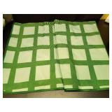 Green Checkered Tablecloth - Retail: $25