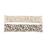 Mud Pie Fawn Animal Print Pillow, 7\" x 35\" - Retail: $31