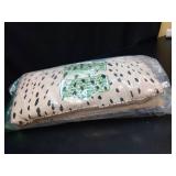 Mud Pie Fawn Animal Print Pillow, 7\" x 35\" - Retail: $31
