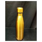 Karma Gifts Stainless Steel Water Bottle,  Gold - Retail: $13