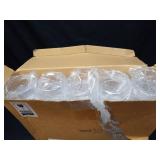 Tioncy 50 Pcs Acrylic Drinking Glasses 4.5 oz Small Whiskey Glass Clear Shot Glasses Bulk Unbreakable Stackable Mixed Drinkware Mini Beer Mug for Oktoberfest Drinking Bars Wine Vodka - Retail: $37