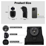 Plug in Heater - 2025 2 Pieces Upgraded 500W Ultra Air Heater with Thermal Protection, LED & Timer, Portable Plug in Space Heater Wall Outlet for Bedroom Bathroom - 2 Pieces - Retail: $48