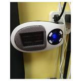 Plug in Heater - 2025 2 Pieces Upgraded 500W Ultra Air Heater with Thermal Protection, LED & Timer, Portable Plug in Space Heater Wall Outlet for Bedroom Bathroom - 2 Pieces - Retail: $48