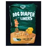 PAWPANG Disposable Dog Diaper Liners Booster Pads for Male & Female Dogs, 100ct, 4 Sizes Options, Doggie Diaper Inserts fit Most Types of Dog Diapers - Pet Belly Bands & Male Wraps (Medium (100 ct)) -