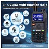 8W GMRS Handheld Radios BAOFENG Radio Repeater Capable Walkie Talkies Long Range Two Way Radios, NOAA/FM/UHF/1.25M/VHF Receiver& Scanner, 999CH, Frequency Match, 2500mAh Type-C Battery, 2 Pack - Retai
