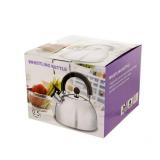 bulk buys Whistling Stainless Steel Tea Kettle, Regular, Silver - Retail: $16