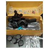 XINLEI Mobile TV Carts, Rotating Rolling TV Stand on Wheels for 13-50\" Flat/Curved TVs Height Adjustable 30Â° Tilt Floor TV Stand Portable Monitor Stand Holds up to 44lbs Max VESA 200x200mm ML1350 