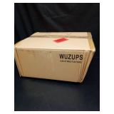 WUZUPS Crystal 5-Light Candle Chandelier Pendant Flushmount Ceiling Light Modern Lighting Fixture for Bedroom Hallway Bar Kitchen Bathroom, H 20.9\" x W 21.7\", Brushed Nickel, E12 Base - Retail: $90