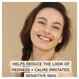 Aveeno Calm + Restore Redness Relief Foaming Cleanser, Daily Facial Cleanser With Calming Feverfew to Help Reduce the Appearance of Redness, Hypoallergenic & Fragrance-Free, 6 fl. oz - Retail: $10