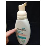 Aveeno Calm + Restore Redness Relief Foaming Cleanser, Daily Facial Cleanser With Calming Feverfew to Help Reduce the Appearance of Redness, Hypoallergenic & Fragrance-Free, 6 fl. oz - Retail: $10