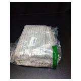 OTOSTAR Pack of 2 Throw Pillow Covers 18 x 18 Inch Soft Corduroy Decorative Square Solid Striped Cushion Case Couch Farmhouse Home Boho Decor Throw Pillows for Sofa Bed Living Room (Grey Blue) - Retai