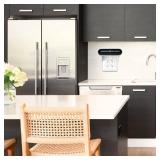 Power Perch Double Wall Outlet Shelf with Cord Storage Strap - Declutter & Reclaim Bathroom Counter Space - Alexa Stand, Apple Homepod Shelf, Toothbrush Holders Wall Mounted - White, 2-Pack - Retail: 