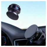 Jkoailiwi Hands-Free Anti-Shake Electric Suction Cup Phone Mount, 360 Adjustable Vacuum Magnetic Car Phone Holder, Car Phone Holder Stand for Gym/Mirror, for Magsafe iPhone 17 16 Air Pro Max 15 - Reta
