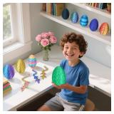 Dragon Eggs with Dragon Inside, 3D Printed Surprise Funny Gifts for Kids, Articulated Dragon Fidget Toys for Adults, Executive Desk Toys Office Room DÃ©cor (Christmas Green, M-Size) - Retail: $16